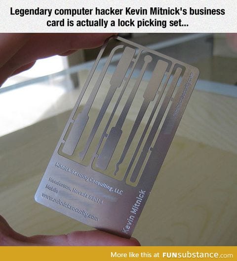 The most impressive business card