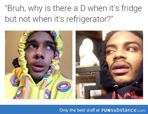 Why is there a D in fridge