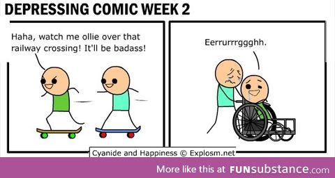 Depressing comic week.