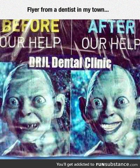 That just makes gollum creepier