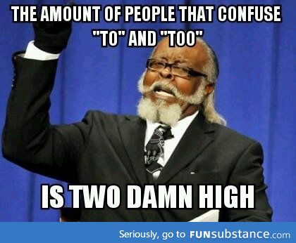 Too many people get this confused