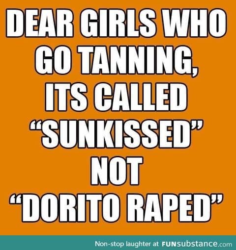Girls who go tanning