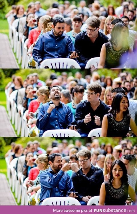 What happens when you have your wedding during a Seahawks game