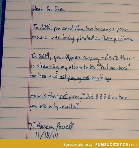Dr. Dre is a hypocrite