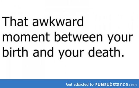 That akward moment...
