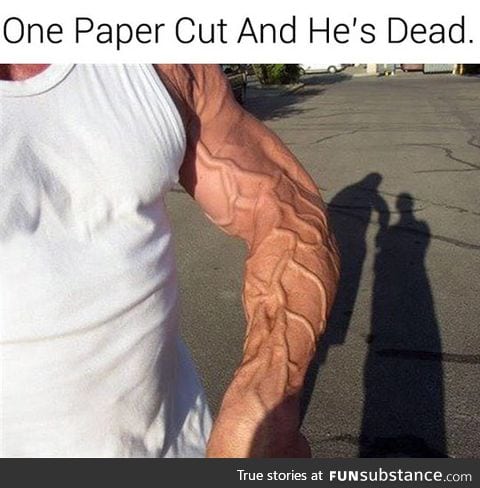 All it takes is a paper cut