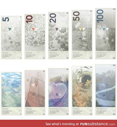The US Dollar beautifully redesigned