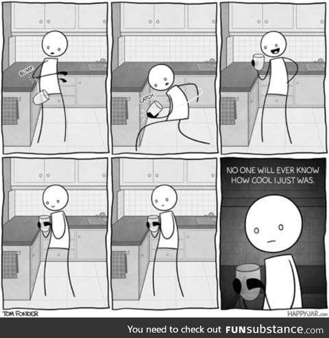 That cool moment
