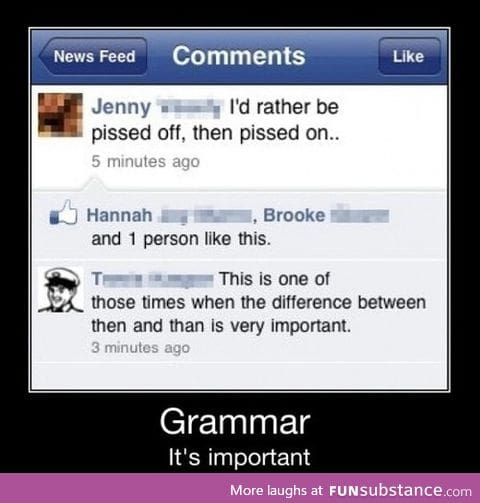 Why grammar is important