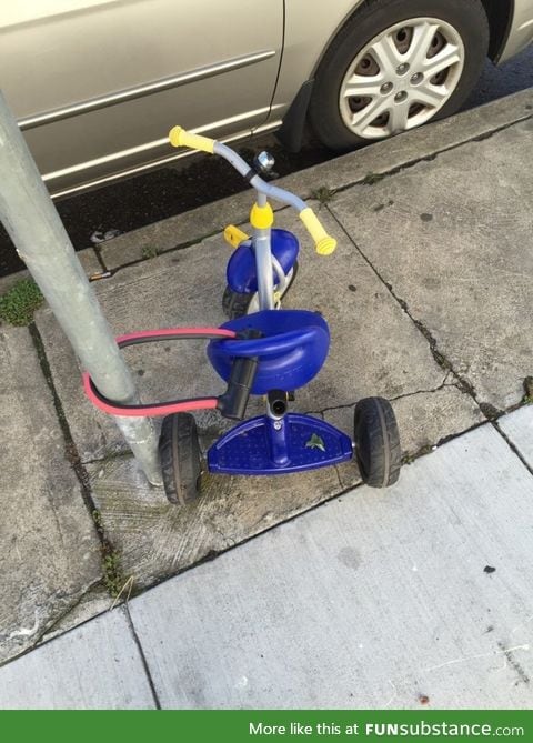 You know it's a bad neighborhood when