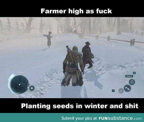 Farmer high as f*ck