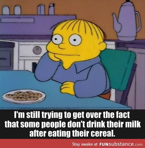 Just drink the milk