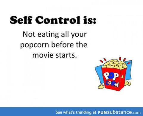 Self control meaning