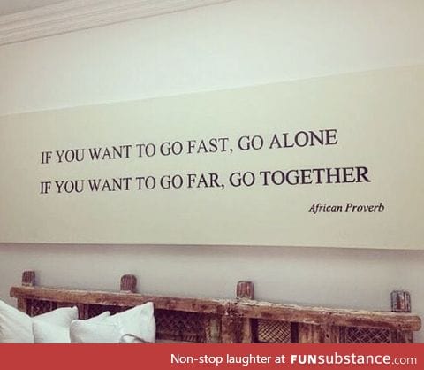 Go fast or go far