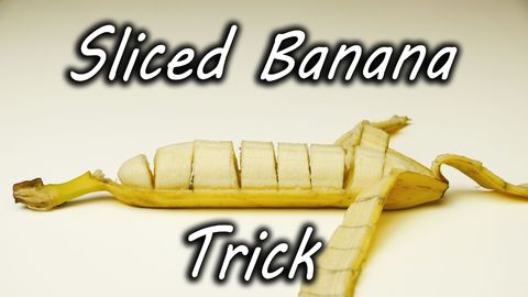 Here's A Trick To Slice Banana Before You Even Peel It