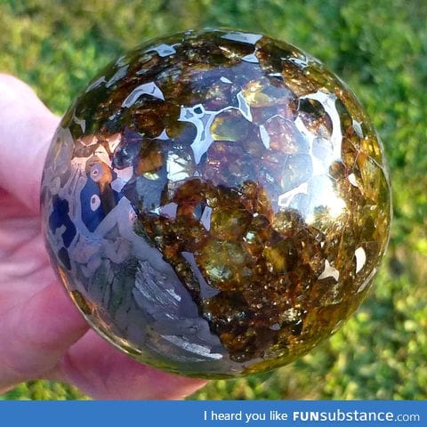 A Polished Meteorite Sphere