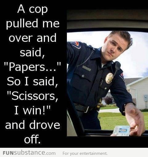 How to troll a cop