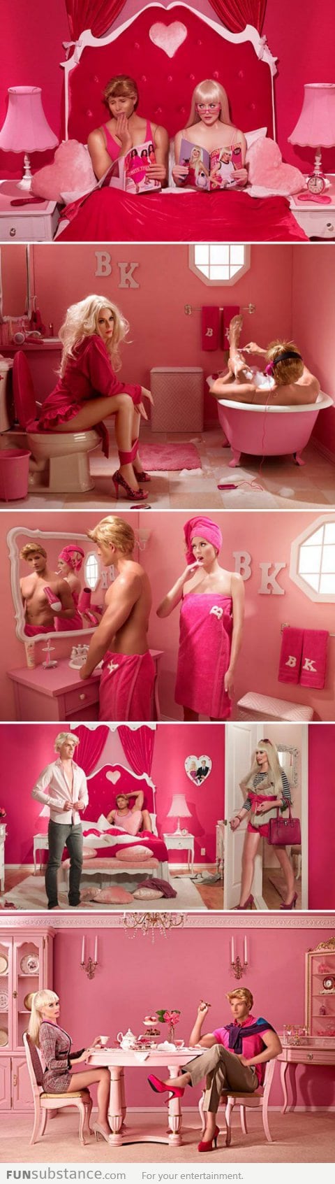 Barbie and Ken in real life