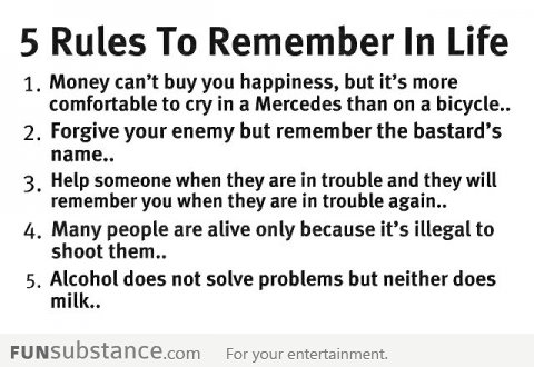 5 rules that will make you happier