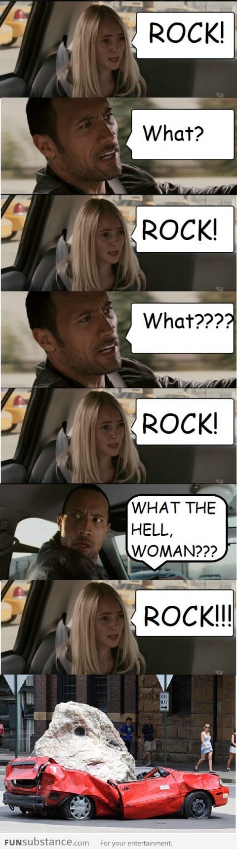 Rock! What? Rock!! What?! Rock!!! WHAT?!?!