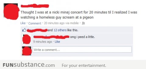 Same as a Nicki Minaj concert