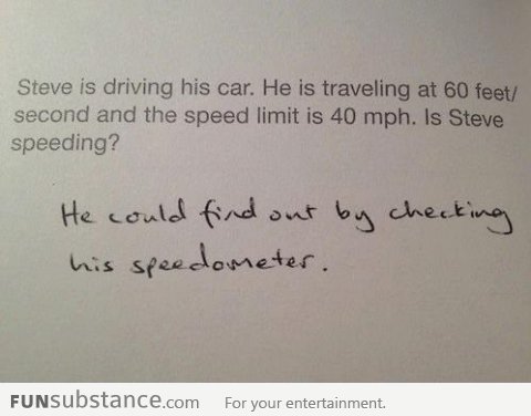 Trolling a math question
