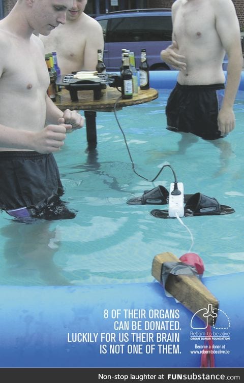 Organ donation ad