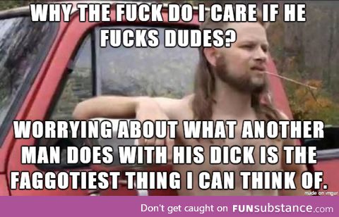 Wisdom from my incredibly inebriated friend about gay rights
