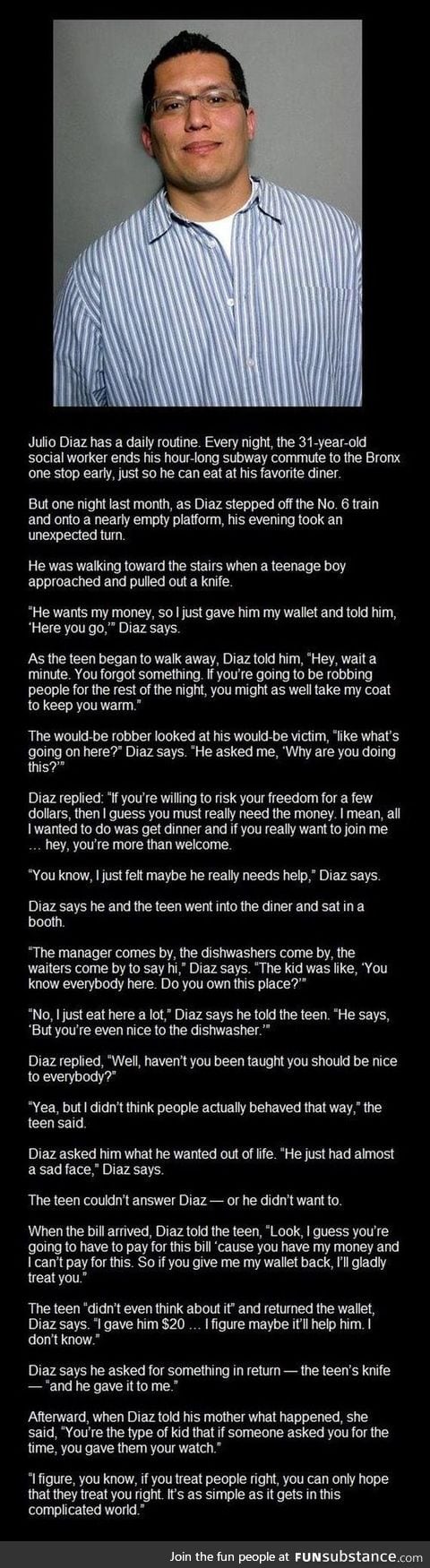 Faith in humanity restored. Round of applause for this guy please