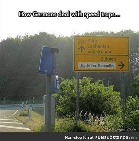 German speed traps