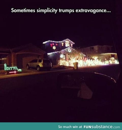 Simplicity vs. Extravagance