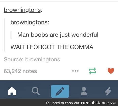 Man boobs