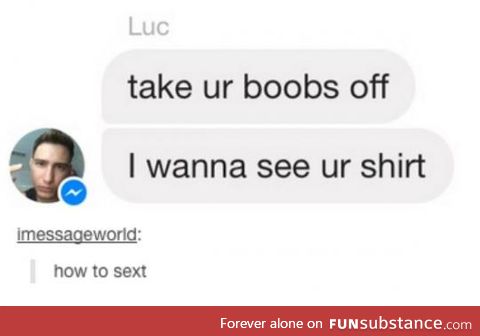 How to sext