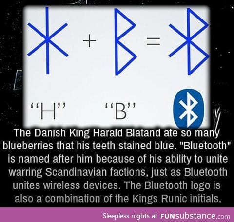 History of the bluetooth logo