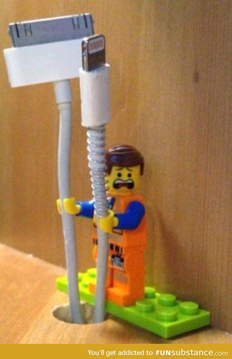 You can and should use Lego people for your cords