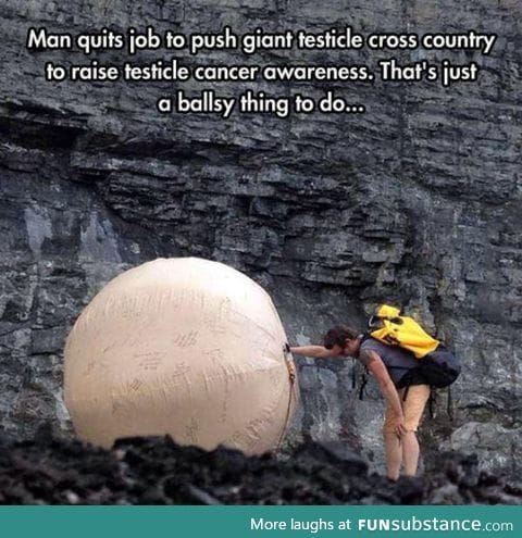 Ballsy thing to do