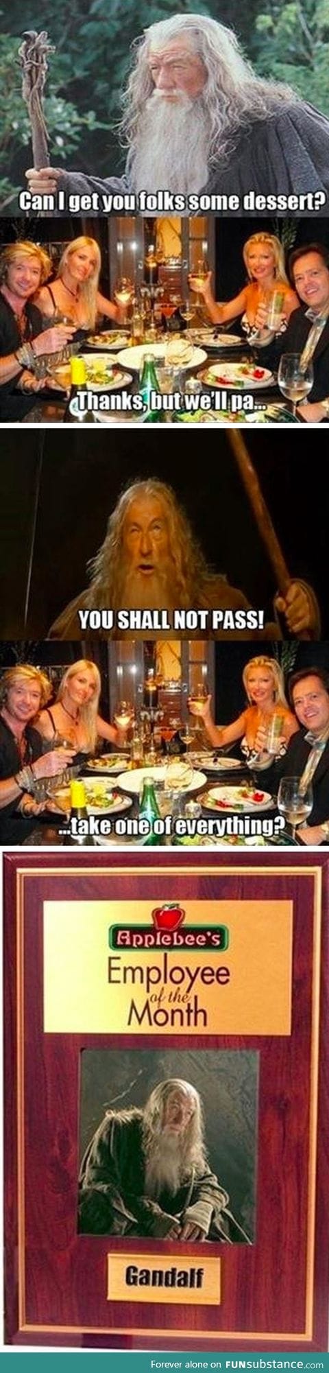Gandalf, employee of the month