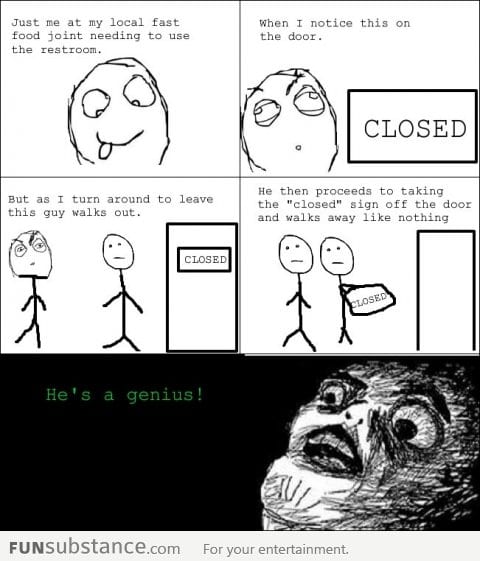 Try this trick when you need to poop at a public restroom