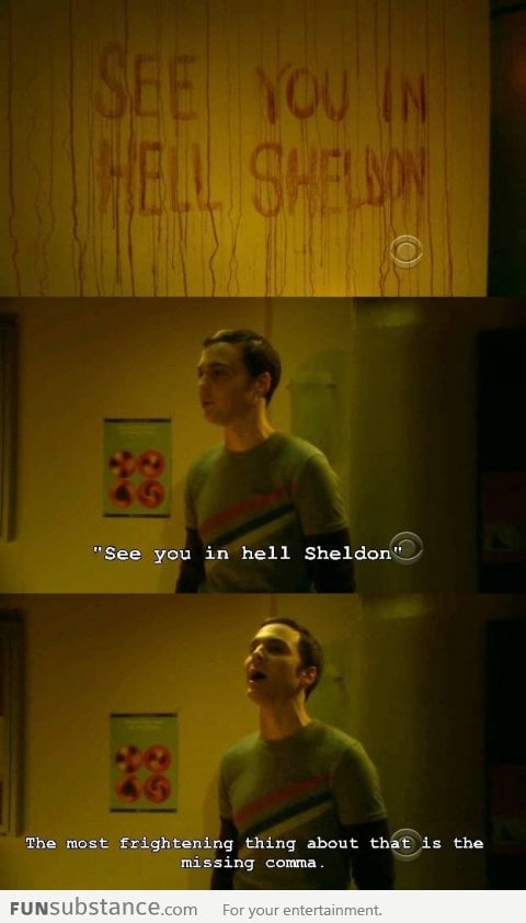 Sheldon being awesome