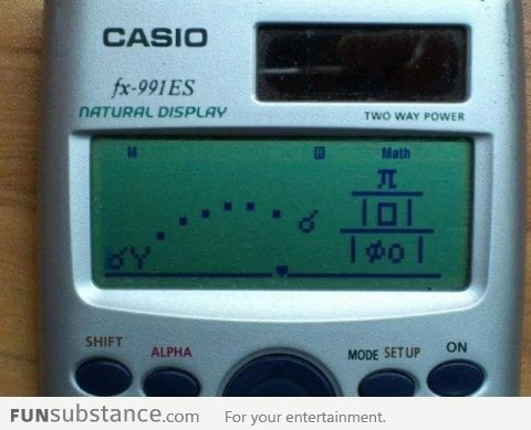 Angry Birds level: Casio fx 991ES