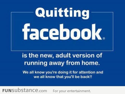 Quoting facebook