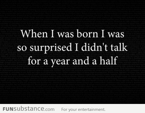 I was so surprised!