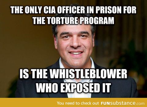 Remember, CIA officer and whistleblower, John Kiriakou