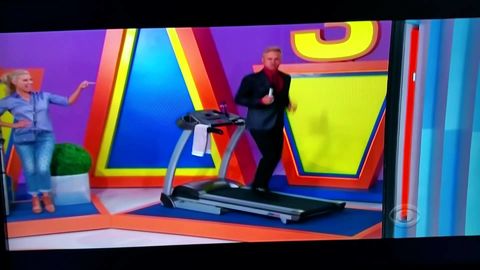 Price is Right announcer gets a little c*cky on the treadmill
