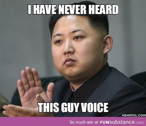 Never heard the supreme's voice