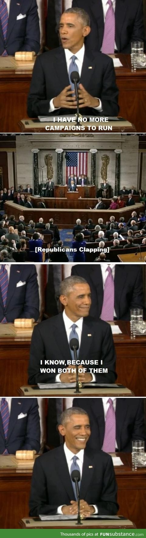 Obama trolls Congress
