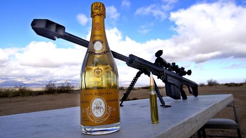 How To Pop Your Champagne With a Sniper Rifle