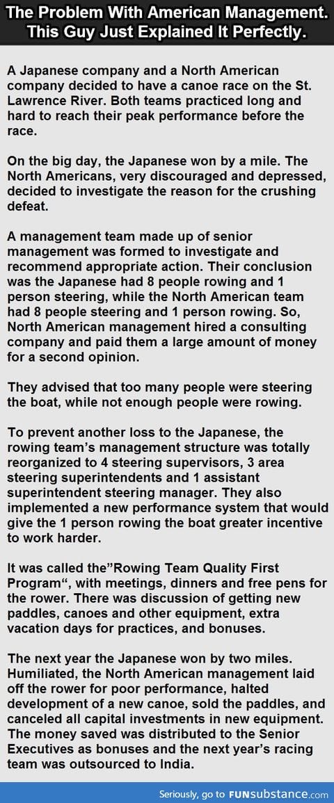 American Management in a nutshell