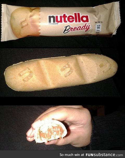 Heard you guys like Nutella (it's covered in a layer of wafer)