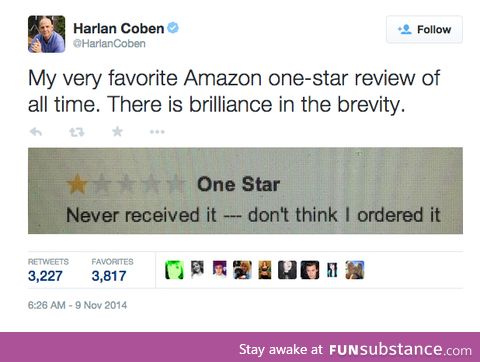 Amazon review